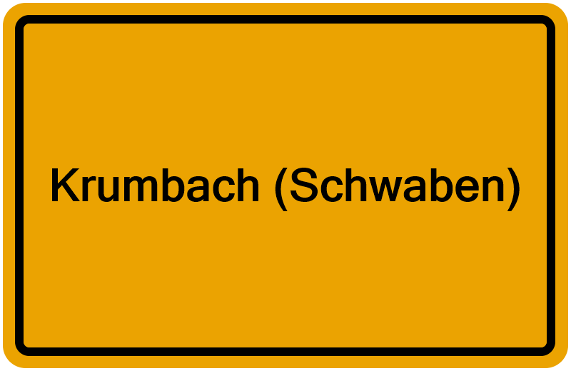 Handelsregisterauszug Krumbach (Schwaben)